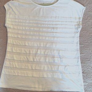 Liz Claiborne White Cotton Shirt